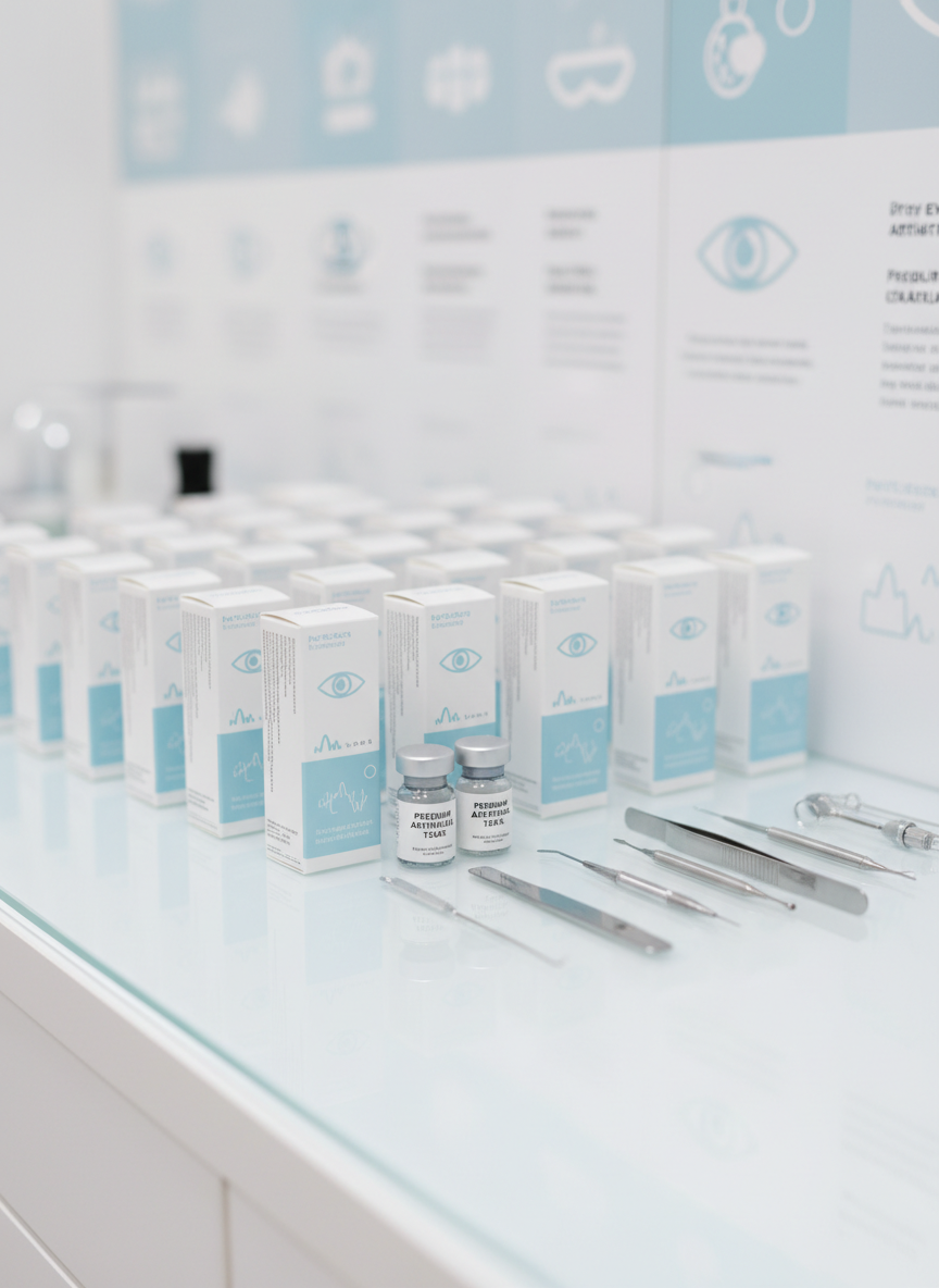 Oftalmologista em Campinas realizando exames de retina e avaliação de olho seco